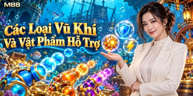 Các Loại Vũ Khí Và Vật Phẩm Hỗ Trợ