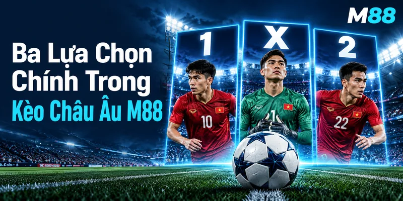 Ba Lựa Chọn Chính Trong Kèo Châu Âu M88