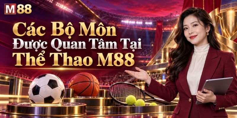 Các Bộ Môn Được Quan Tâm Tại Thể Thao M88